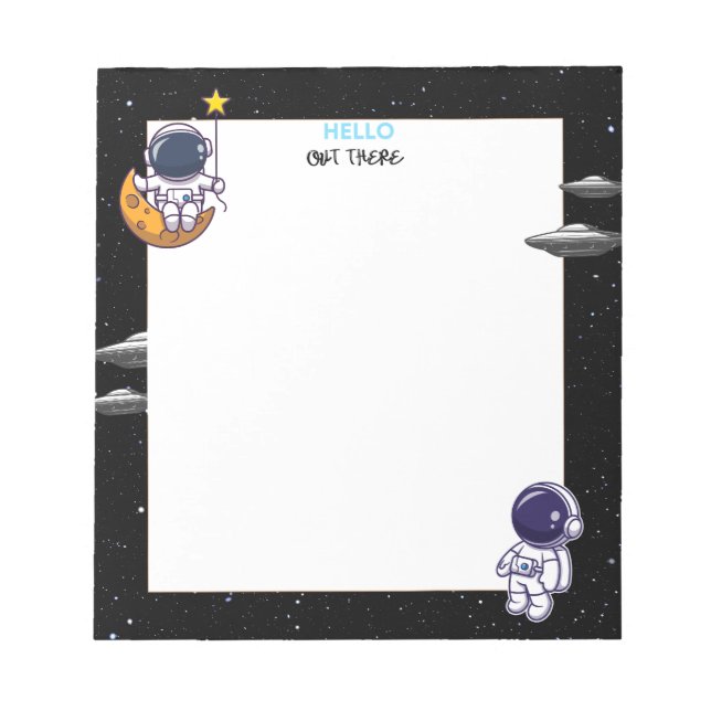 HELLO OUT There Notepad Notizblock (Vorderseite)