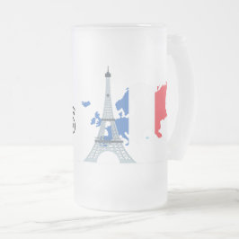 Hello Paris Mattiert Glass Beer Tasse