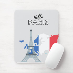 Hello Paris Mousepad