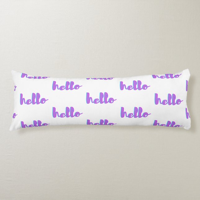 Hello Pastel Reversible Body Pillow Seitenschläferkissen (Vorderseite)