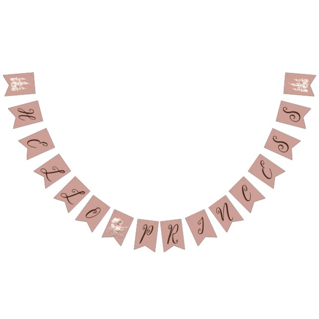 Hello Princess Baby Dusche Wimpelkette (Alle)