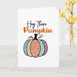 Hello Pumpkin Card   Fallkarten   Leopard Pumpkin Karte
