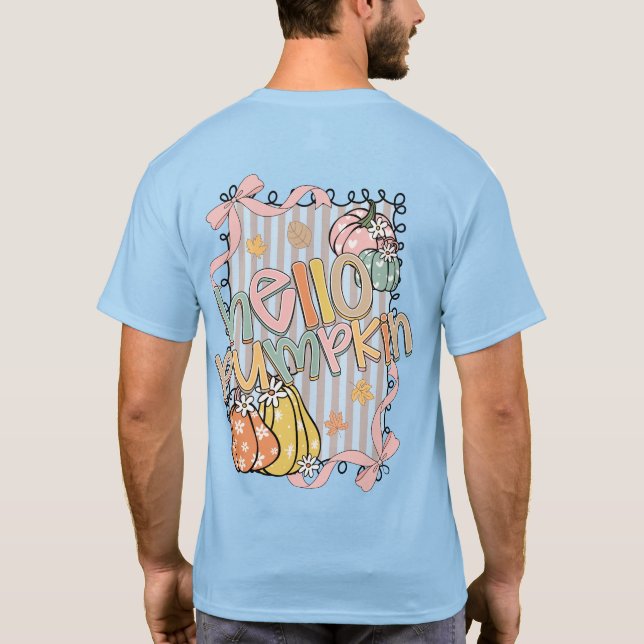 Hello Pumpkin Fall season T-Shirt (Rückseite)