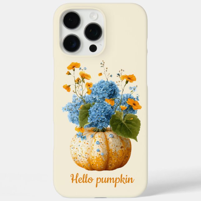 Hello Pumpkin Floral Halloween Arrangement Case-Mate iPhone Hülle (Rückseite)