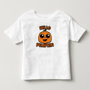 Hello Pumpkin Niedlich Halloween Jack-O-Lantern Kleinkind T-shirt