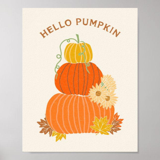 Hello Pumpkin Poster (Vorne)