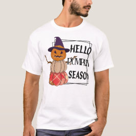 Hello Pumpkin Season Boogeyman T-Shirt