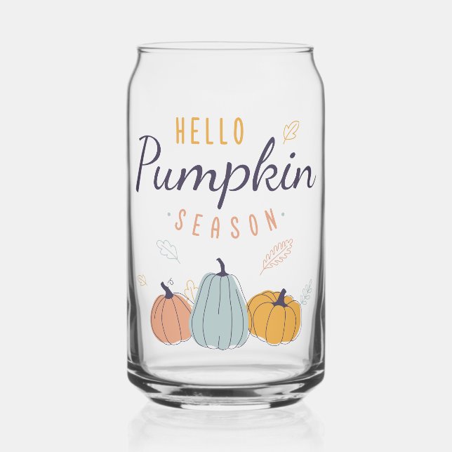 Hello Pumpkin Season Dosenglas (Vorderseite)