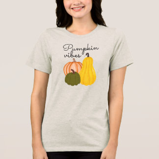 Hello Pumpkin Season Fall Vibes Pumpkin Gewürz Tri-Blend Shirt