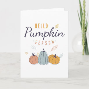 Hello Pumpkin Season Karte