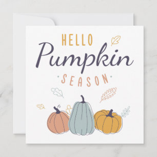 Hello Pumpkin Season Karte