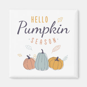 Hello Pumpkin Season Magnet