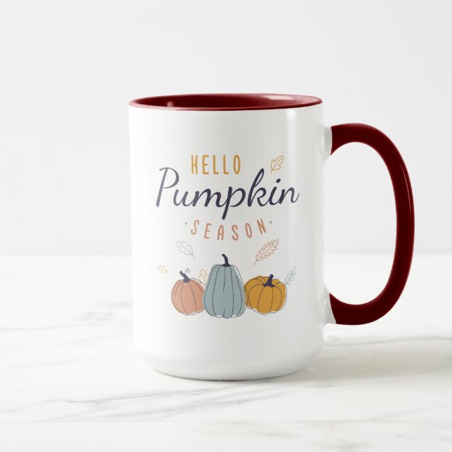 Hello Pumpkin Season Tasse (Rechts)