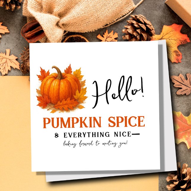 Hello Pumpkin Spice & Everything Nice Neighbour Ankündigung (Von Creator hochgeladen)
