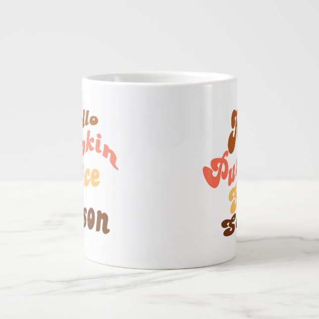 Hello Pumpkin Spice Saison Jumbo-Tasse (Vorderseite)