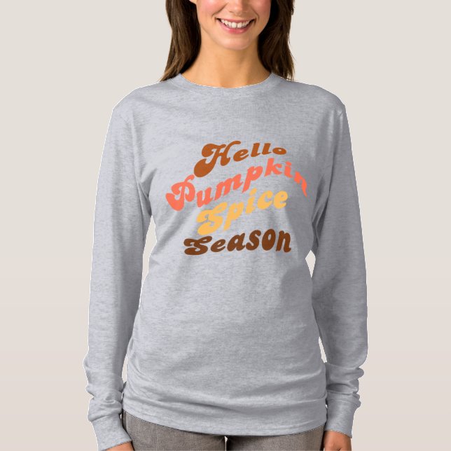 Hello Pumpkin Spice Saison T-Shirt (Vorderseite)