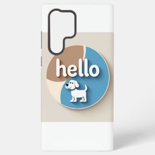 Hello Puppy Niedlich Cartoon Mobile Case Samsung Galaxy Hülle