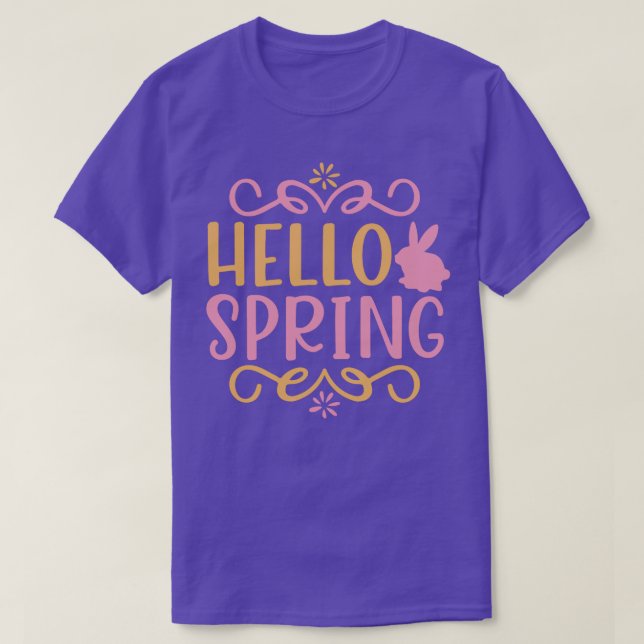 Hello Spring Bunny T-Shirt (Design vorne)