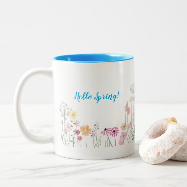 Hello Spring Coffee Tasse (Mit Donut)