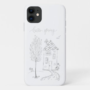 Hello Spring Ink Zeichnend Case-Mate iPhone Hülle
