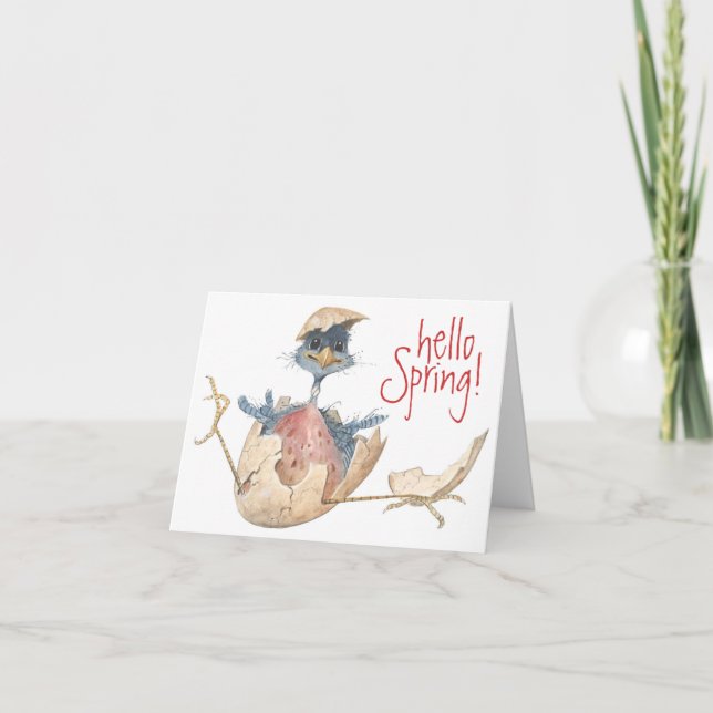 Hello Spring - Karte (Vorderseite)