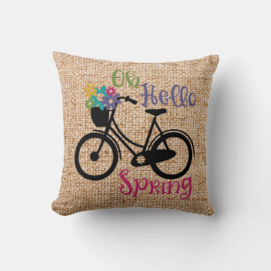 Hello Spring Wohngestaltung Throw Kissen