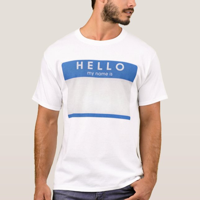 hello_sticker T-Shirt (Vorderseite)
