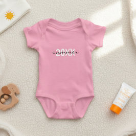 Hello Summer 2026 Personalized Bodysuit for Babies Baby Strampler