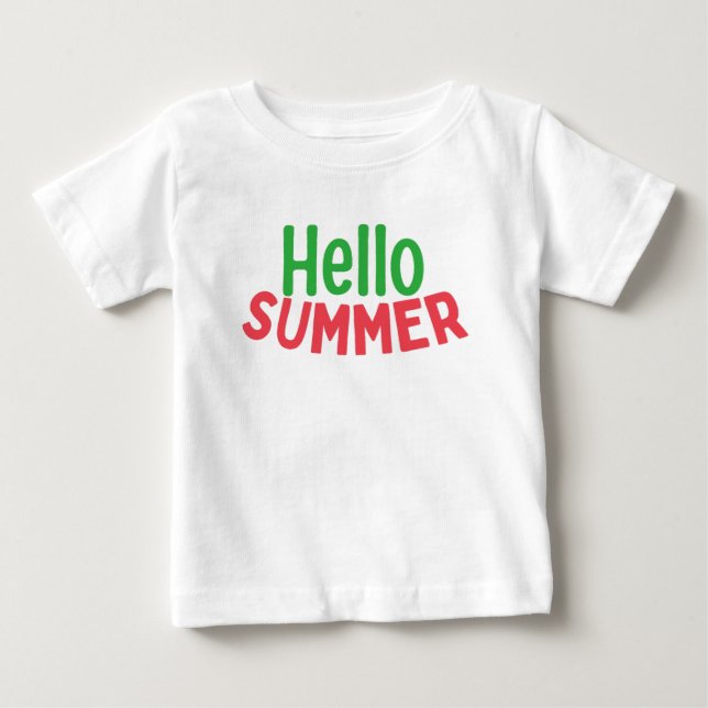 hello summer baby t-shirt (Vorderseite)