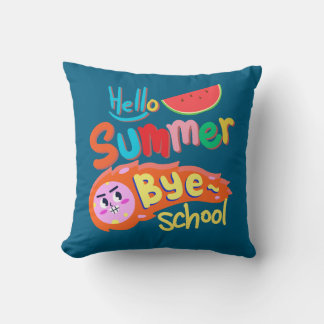 Hello Summer Bye School Kissen