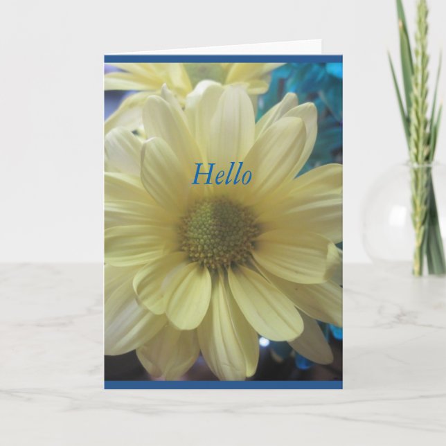Hello Summer FLoral Karte (Vorderseite)