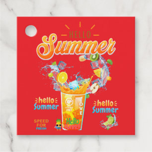 Hello Summer Geschenkanhänger