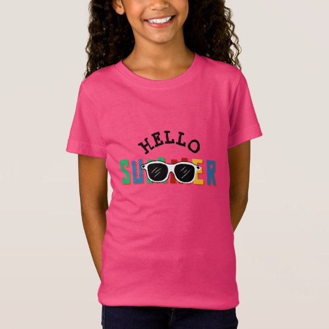 Hello Summer Girls T-Shirt (Vorderseite)