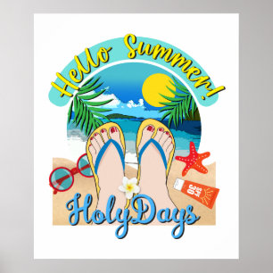 Hello Summer - HolyDays Poster