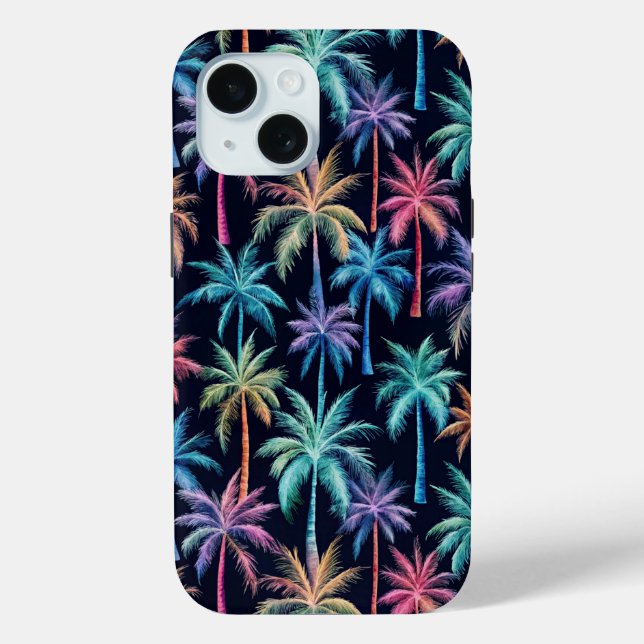 Hello Summer Palms Case-Mate iPhone Hülle (Rückseite)