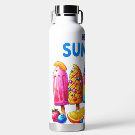 HELLO SUMMER POPSICKLES IN HELLFARBEN TRINKFLASCHE