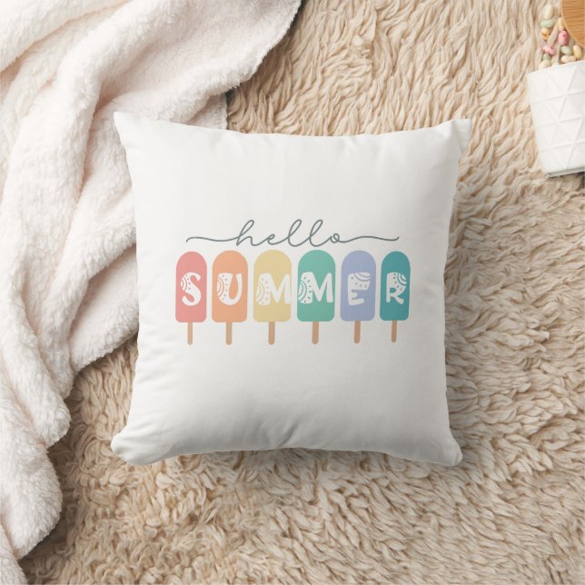 Hello Summer Popsiful Colorful Kissen (Decke)
