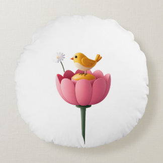 Hello summer  rundes kissen