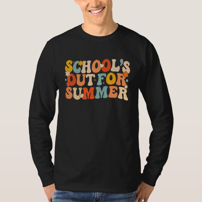 Hello Summer School s Out For Summer Teacher Summe T-Shirt (Vorderseite)