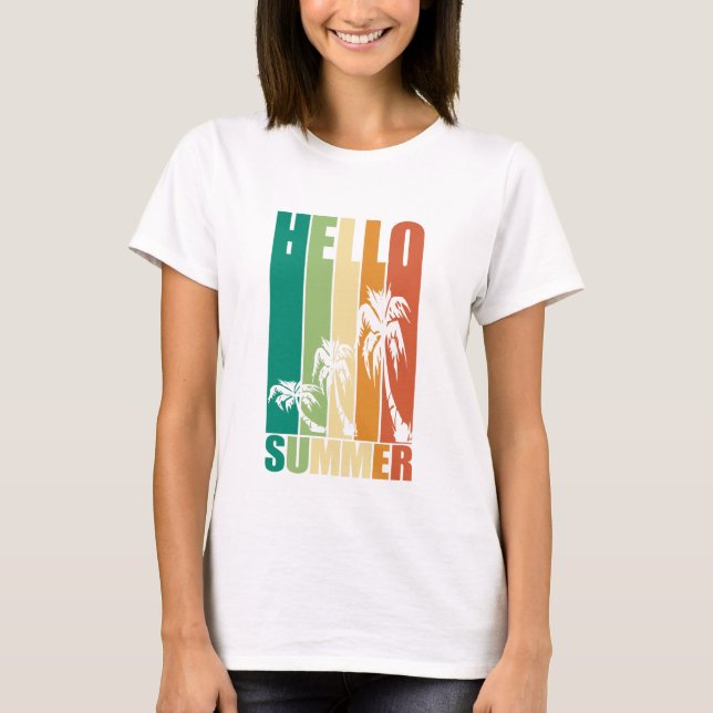 HELLO SUMMER T-Shirt (Vorderseite)