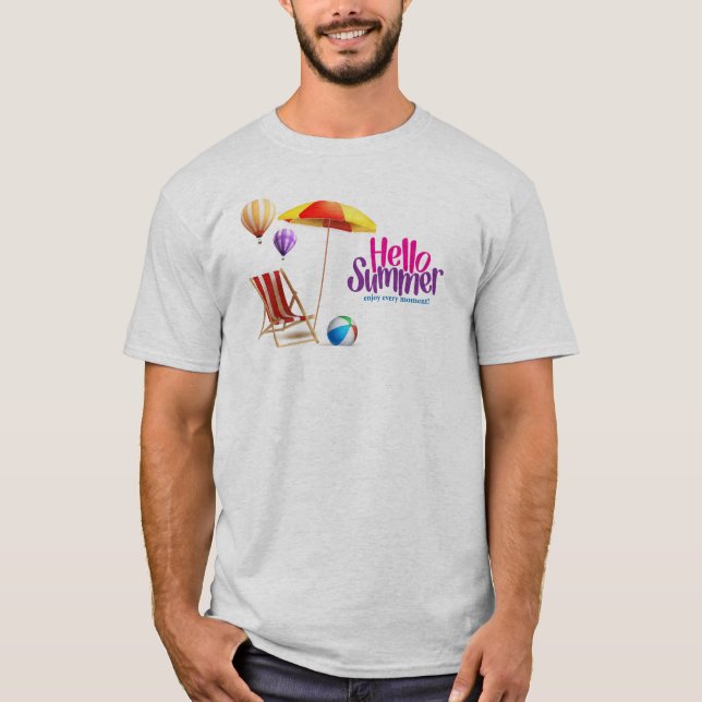 Hello summer  T-Shirt (Vorderseite)