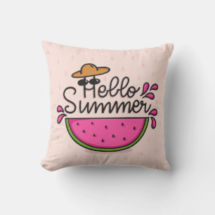 Hello Summer Watermelon Kissen