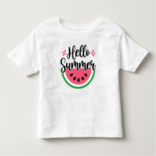 Hello Summer Watermelon Kleinkind T-shirt