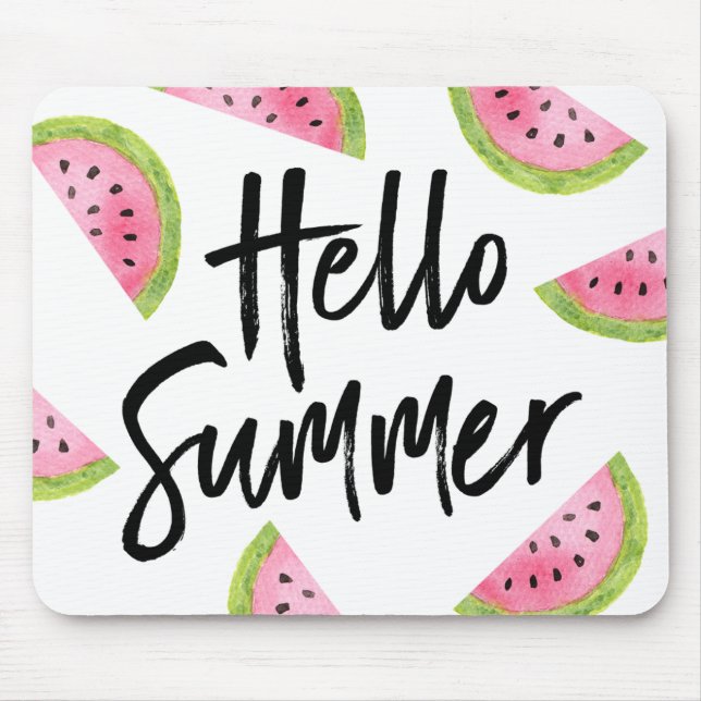 Hello Summer Watermelon Mousepad (Vorne)