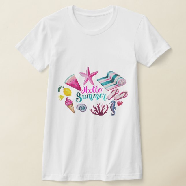 Hello Summrer T-Shirt (Ablage )