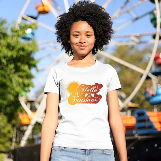 Hello Sunshine Elegant T-Shirt (Von Creator hochgeladen)