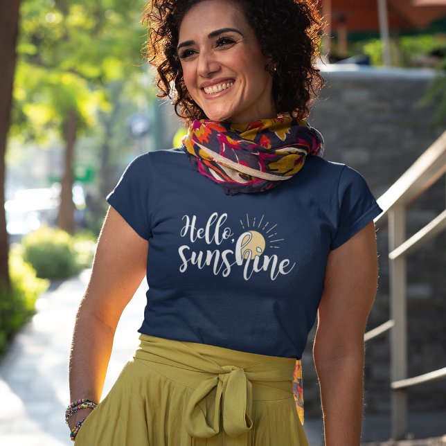 Hello Sunshine Sternexplosion T - Shirt (Von Creator hochgeladen)