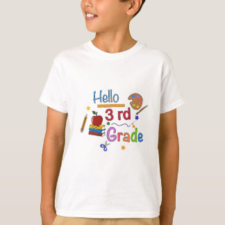 Hello Third Grade - Niedlich zurück in die Schulge T-Shirt