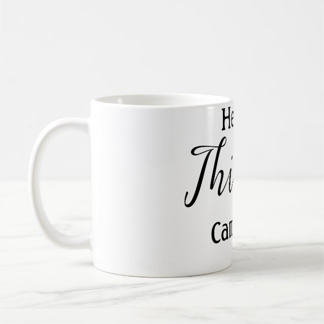 Hello thirty birthday name simple minimal elegant  kaffeetasse (Links)