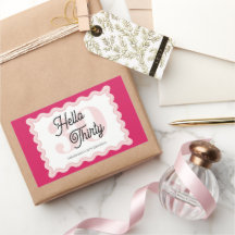 Hello Thirty Wavy Groovy 30. Geburtstag